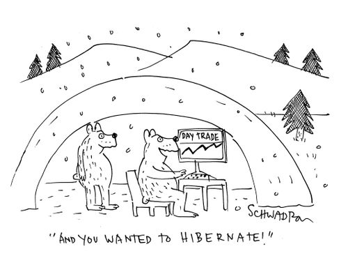'And you wanted to hibernate!'