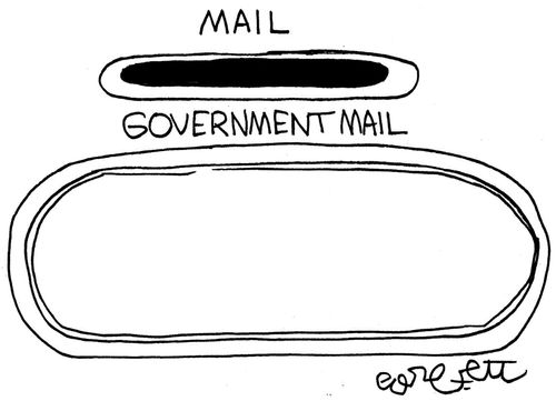Mail...Government mail.