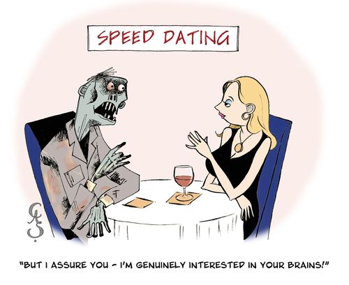 'But I assure you - I'm genuinely interested in your brains!'