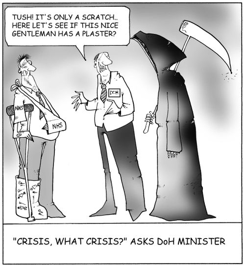 'Crisis, what crisis?' asks DoH Minister.