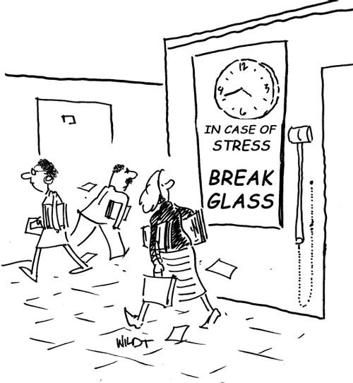 In case of stress break glass.