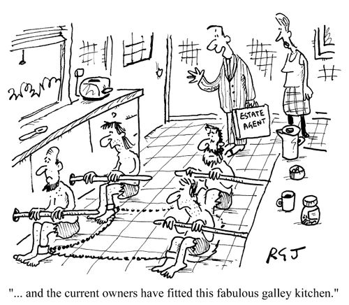 'And the current owners have fitted this fabulous galley kitchen.'