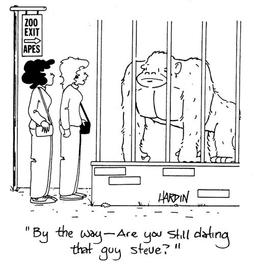 'By the way - are you still dating that guy Steve?'