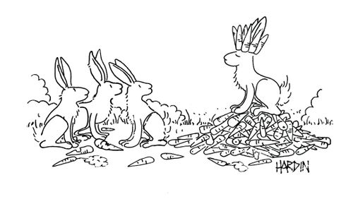Rabbit King of the Carrots.