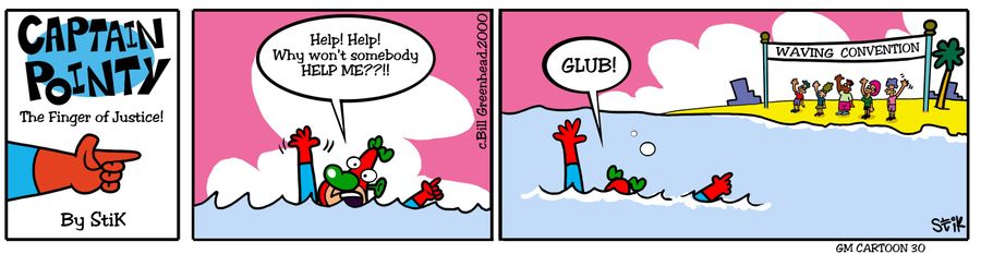 Captain Pointy No.19 - Waving Convention