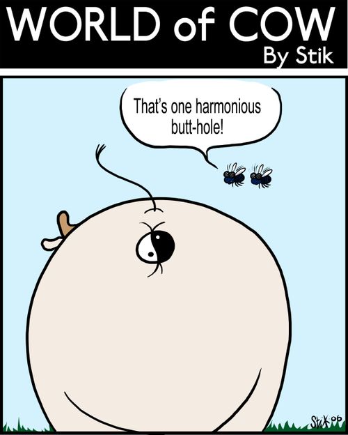 That's one harmonious butt hole!