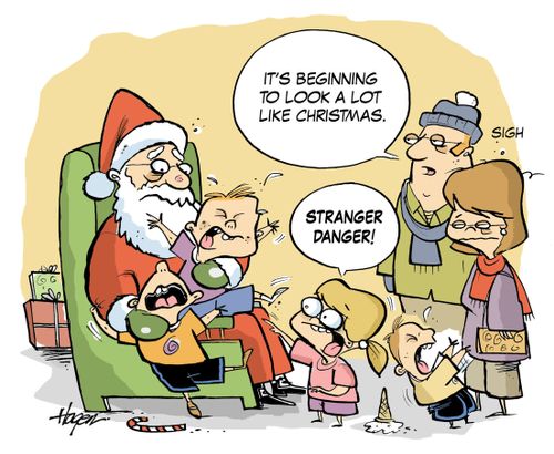 'It's beginning to look at lot like Christmas.'