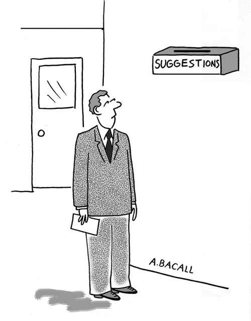 Suggestion box.