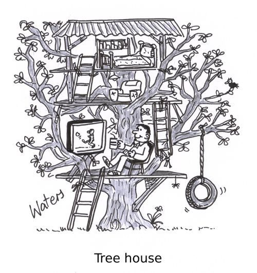 Tree house.