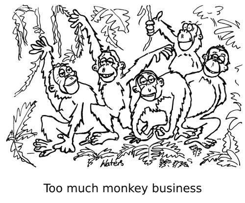 Too much monkey business...