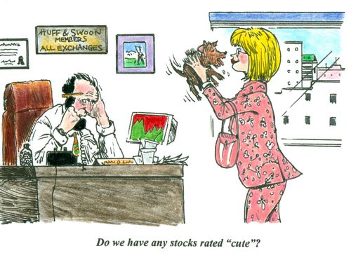 'Do we have any stocks rated 'cute'?'
