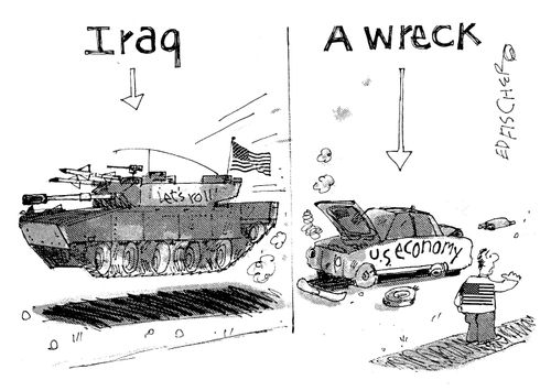 US economy is a wreck.
