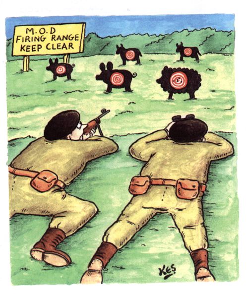 M.O.D.- Firing range-keep clear.