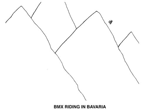 BMX riding in Bavaria