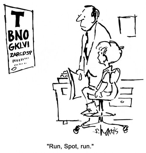 'Run, Spot, run.'