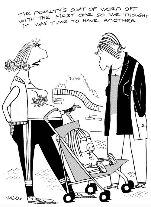 'The novelty's sort of worn off with the first one so we thought it was time to have another.'