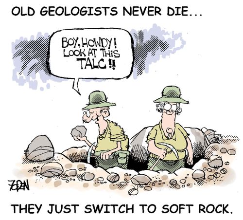 Old Geologists Never Die...they just switch to soft rock.