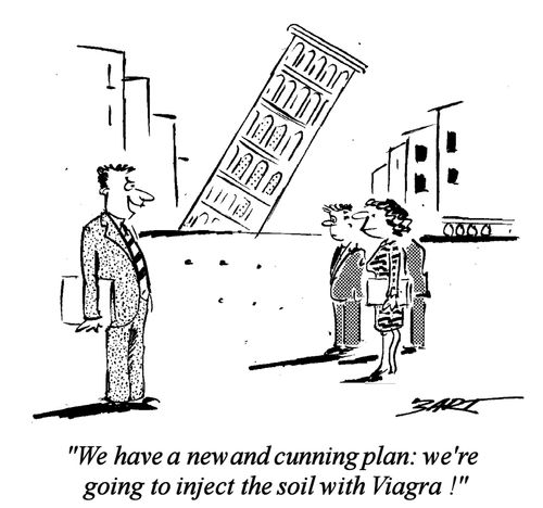 "We have a new and cunning plan - we're going to inject the Soil with Viagra."