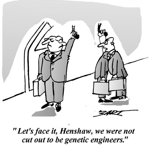 "Let's face it, Henshaw, we were not cut out to be genetic engineers."