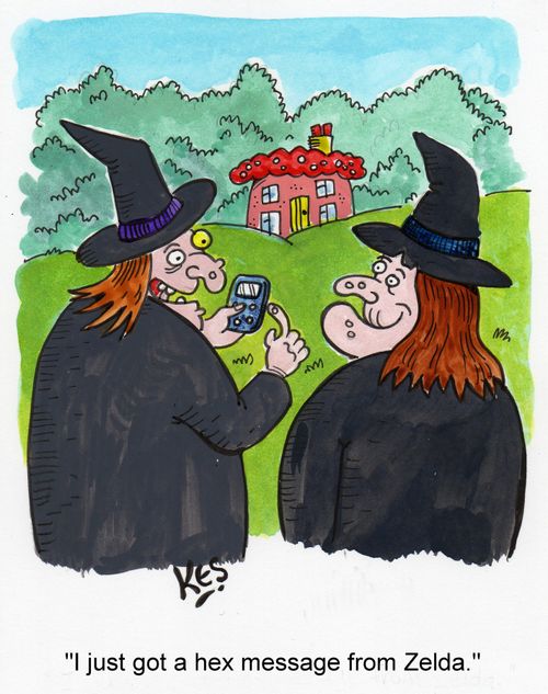 'I just got a hex message from Zelda.'