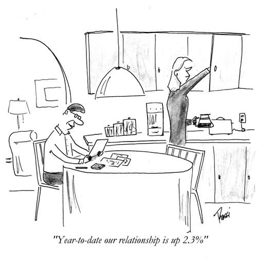 'Year to date, our relationship is up 2.3%.'