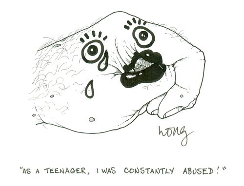 'As a teenager, I was constantly abused.'