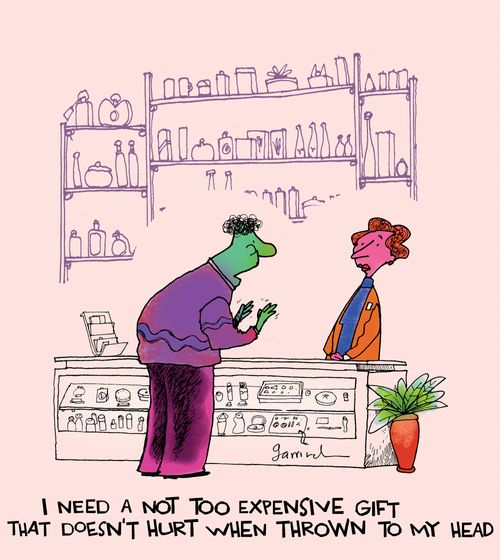 I need a not to expensive gift that doesn't hurt when thrown to my head.
