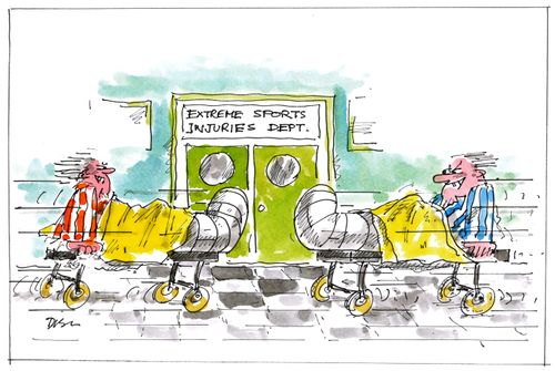 Extreme Sports Injuries Dept.