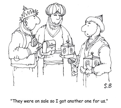 'They were on sale so I got another one for us.'