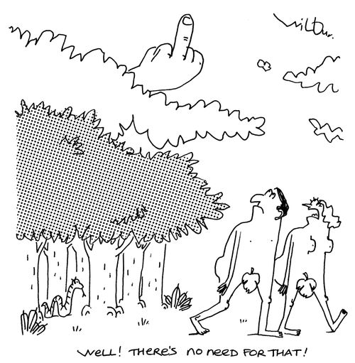 'Well! There's no need for that!'