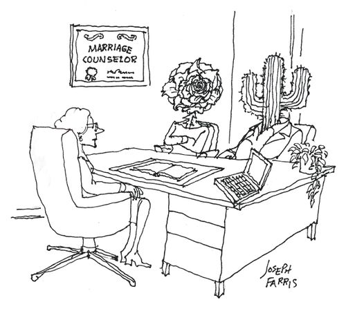 Rose and Cactus.