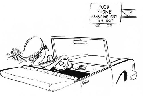 Food Phone Sensitive Guy