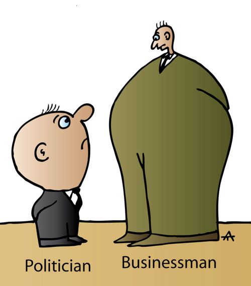 The Difference Between Politicians and Businessmen