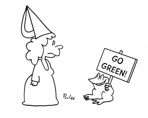 'GO GREEN!'