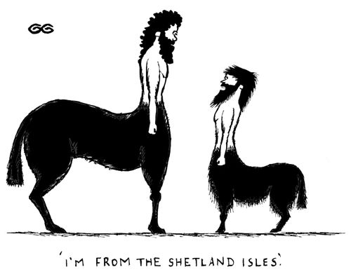'I'm from the Shetland Isles.'