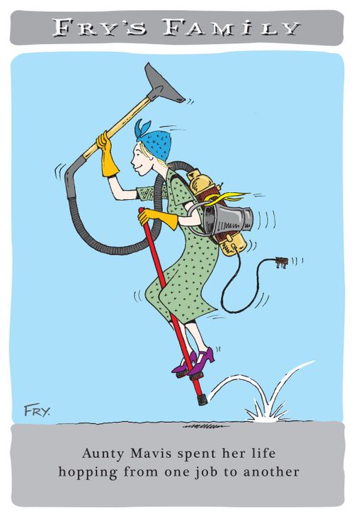 Aunty Mavis spent her life hopping from one job to another.