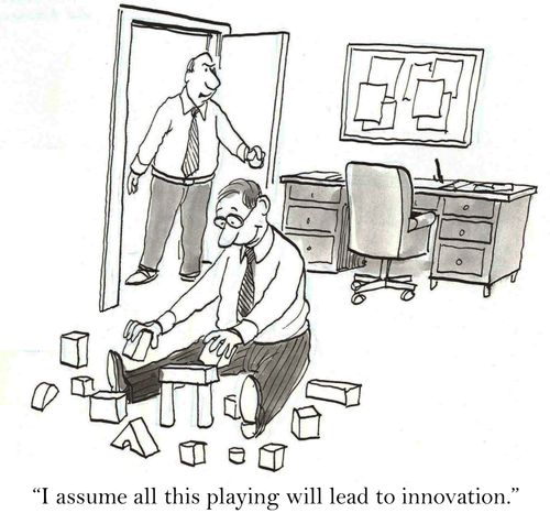 'I assume all this playing will lead to innovation.'