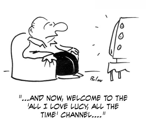 '...And now, welcome to the 'All I Love Lucy, All the Time' channel....'