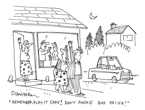 Don't phone and drive!