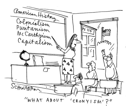 'What about 'cronyism'?'