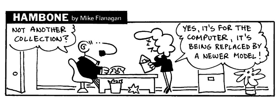 STRIP Hambone: Office collection for a retiring computer