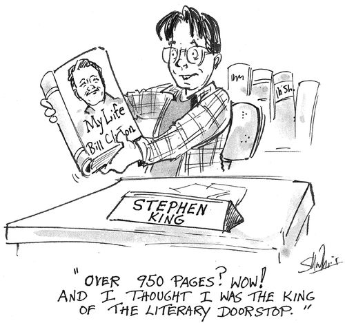 'Over 950 pages?' Wow! And I thought I was the king of the literary doorstop.'
