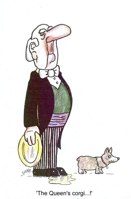 The Queen's corgi.