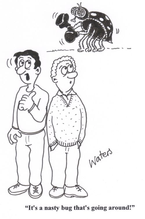 'It's a nasty bug that's going around!'