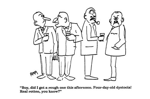 'Boy, did I get a rough one this afternoon...'