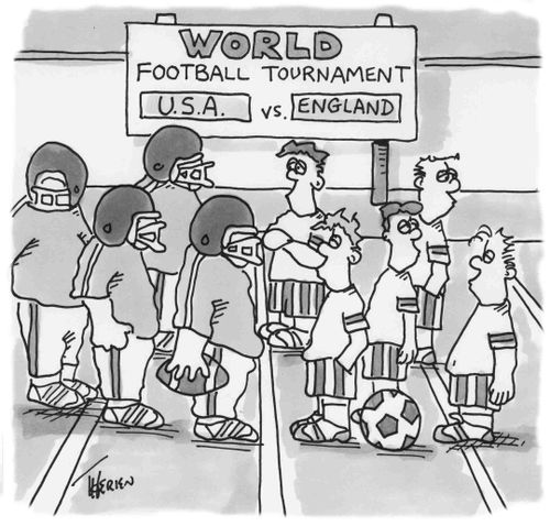 U.S. vs United Kingdom Football Match