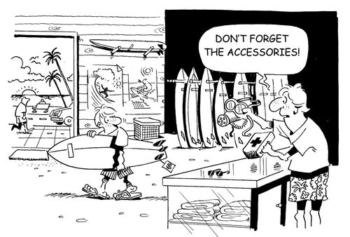 "Don�t forget the accessories!"