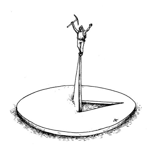 Man on Drawing Pin