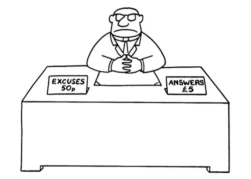 Excuses and Answers