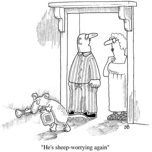 "He's sheep worrying again."